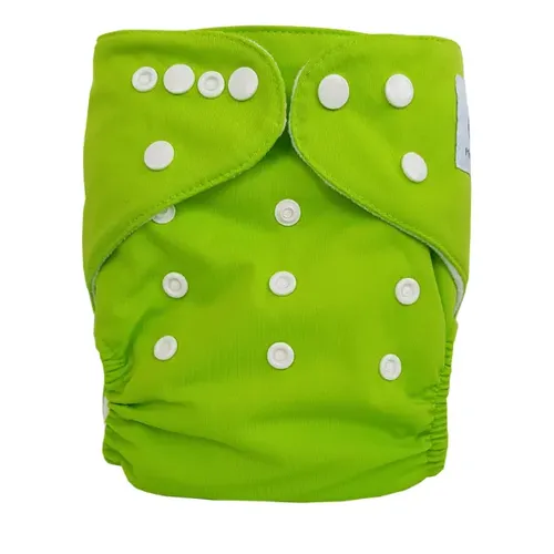 Couche lavable bio tout-en-un "Sensitive vert " pour bébé mixte