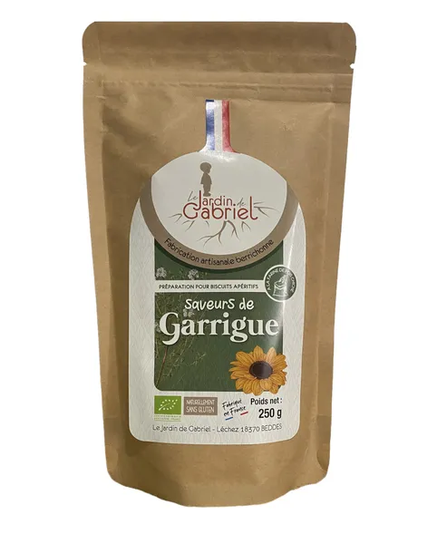 Kit préparation biscuits salés bio made in France Saveurs de Garrigue