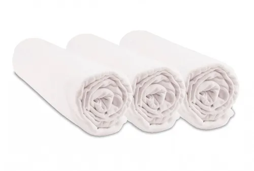 Kit de 3 draps housse bébé 70x160 cm en coton bio Oeko-tex et Gots