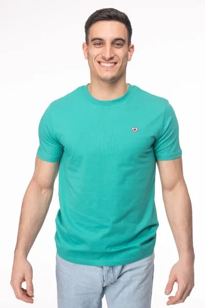 Tee-shirt Vincent manches courtes 100% coton bio couleur vert menthe 