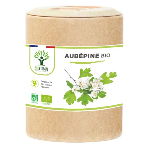 Aubépine bio 200 gélules – relaxation – sommeil – santé circulatoire