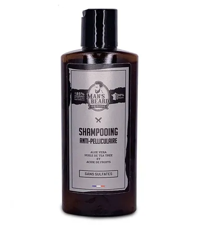 Shampooing homme antipelliculaire et sans sulfates made in France