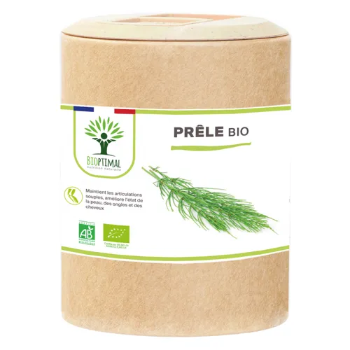 Prêle bio 200 gélules - santé capillaire et articulaire