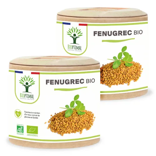Fenugrec bio 120 gélules - appétit - lactation - régulation glycémie