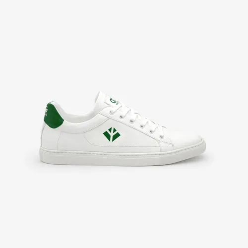 Sneakers vegan blanc et vert pour homme Winton certifiées oeko tex