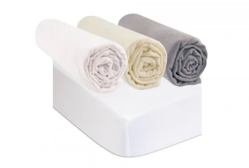 Kit de 3 draps housse 40x90 Coton BIO Multi + 2 Alèses 40x90 BIO