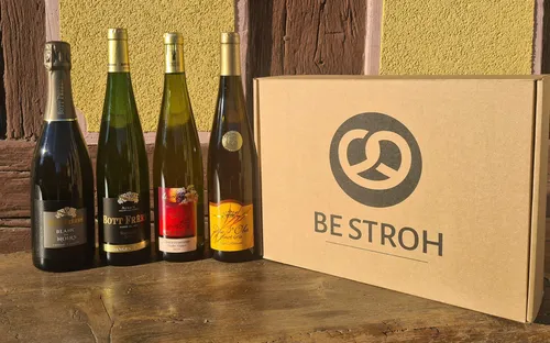 Box vin de Prestige - Coffret de 4 cépages typiques d’Alsace