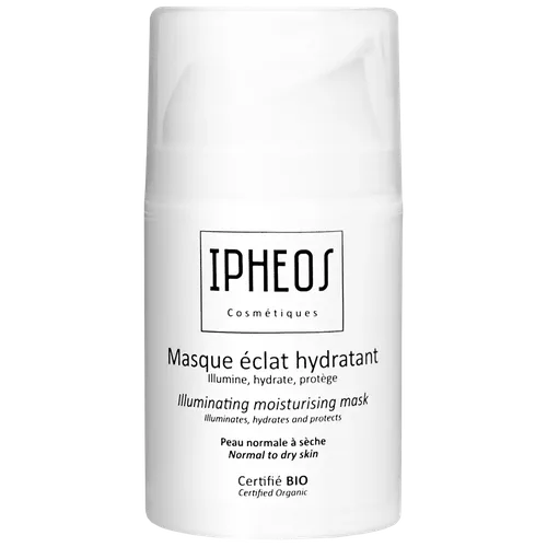Masque hydratant bio peau mixte "Ipheos" fait en France