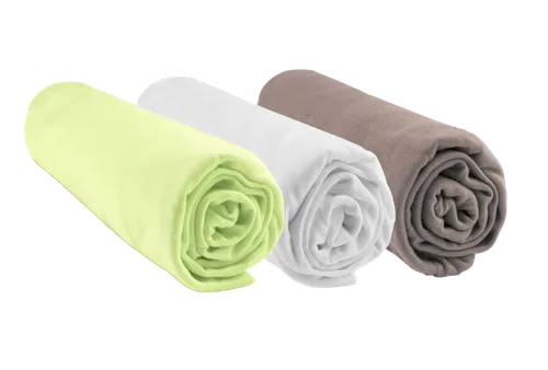 Matelas 32x72 Couffin + 3 Draps housse Bambou : anis, blanc, taupe