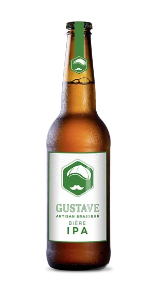 Bière cuivrée à la pétillance franche bio "Gustave" Ipa de 33 cl