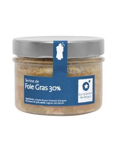 Terrine de Foie Gras 30% - 180g | Produits Gourmets