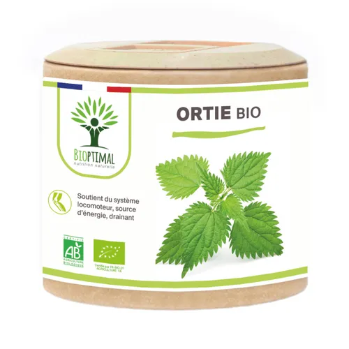 Ortie bio 60 gélules, santé articulaire - beauté cutanée et capillaire