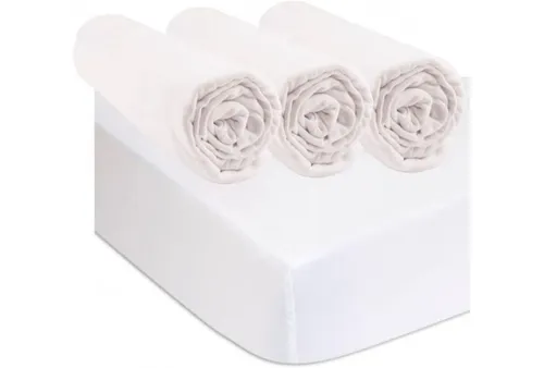 Matelas de voyage bébé 60x120 + 3 Draps housse Coton + 2 Alèses