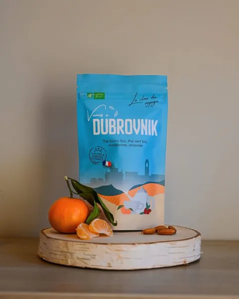Thé vert et thé blanc bios "Vamos à Dubrovnik" - Infusettes x50