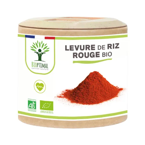 Levure de riz rouge bio 60 gélules 
